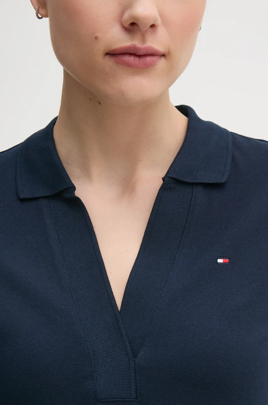 Tommy Hilfiger šaty bavlnené s elastanom