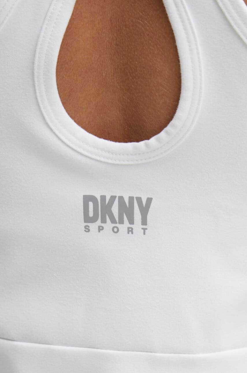 Сукня Dkny колір білий mini розкльошена DP4D4847