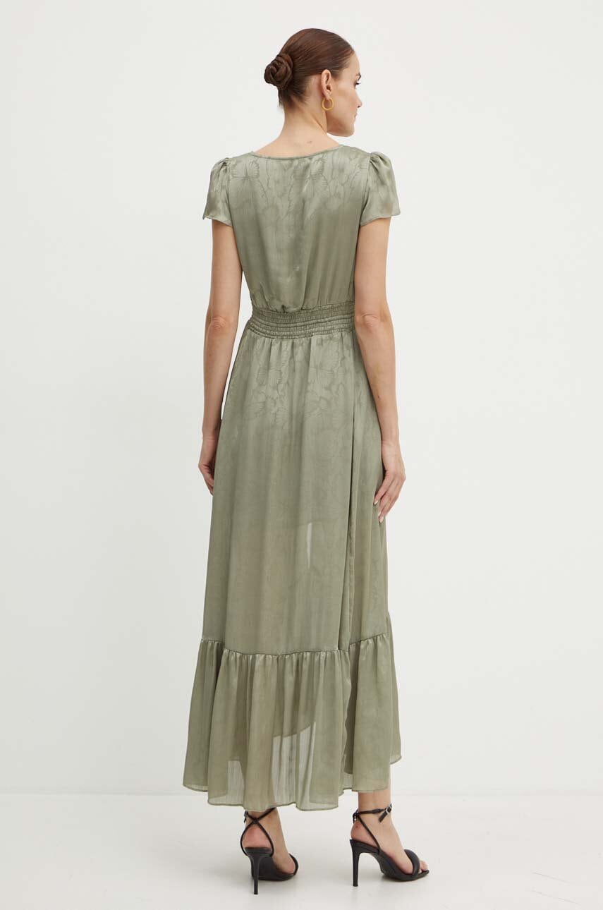 Сукня Guess DESTINY колір зелений maxi розкльошена W4YK30 WGBB2