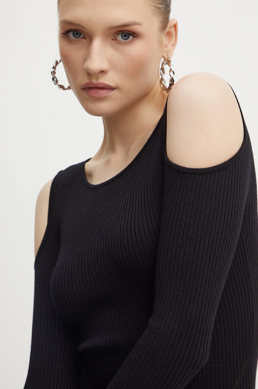 Сукня Guess EMELY колір чорний mini облягаюча W4YK08 Z3FF0