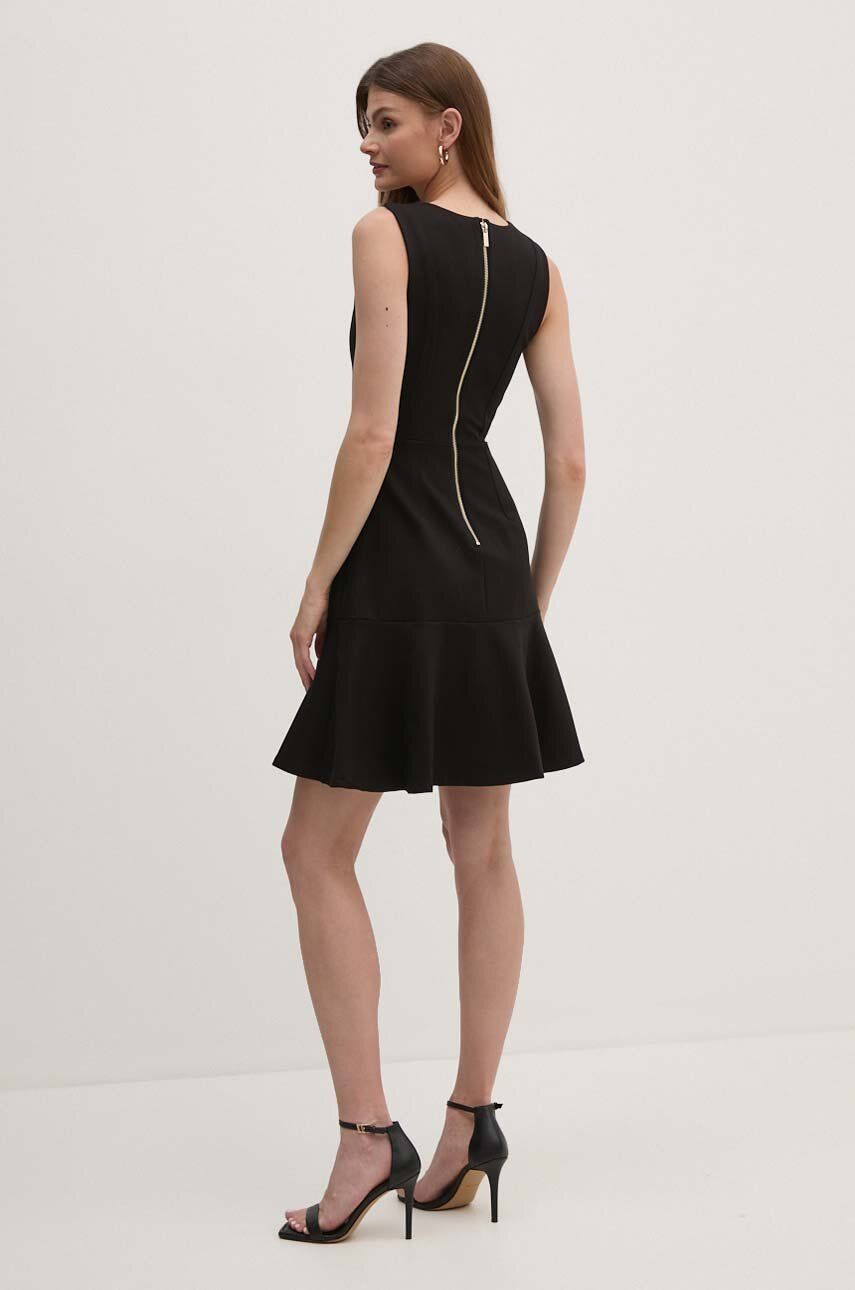 Сукня Marciano Guess ODETTE колір чорний mini розкльошена 4YGK22 6375Z