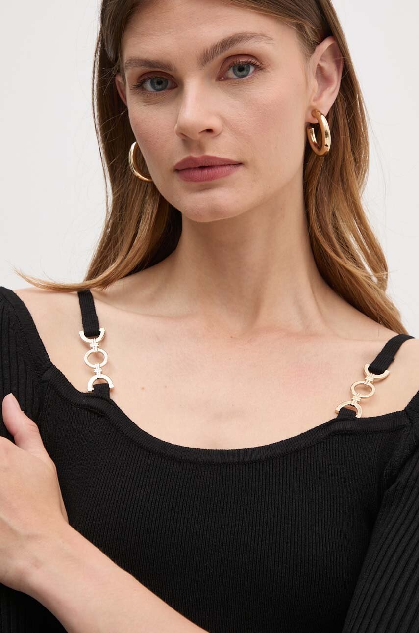 Φόρεμα Marciano Guess ISA χρώμα: μαύρο, 4YGK58 5613Z φωτογραφία