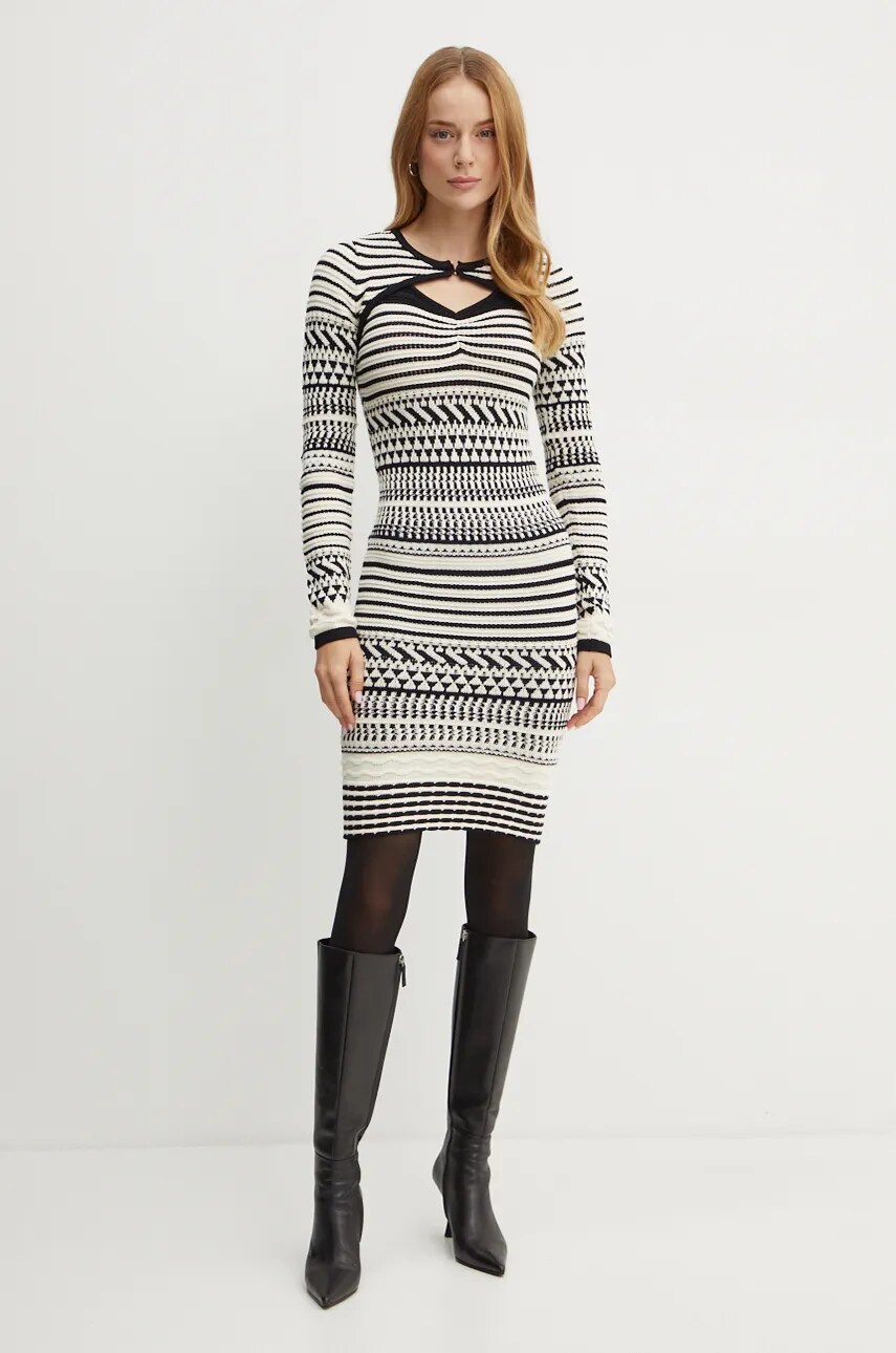 Платье и болеро Marciano Guess ARIANNA цвет чёрный mini облегающее 4YGK76 5819Z Платье и болеро Marciano Guess ARIANNA цвет чёрный mini облегающее 4YGK76 5819Z