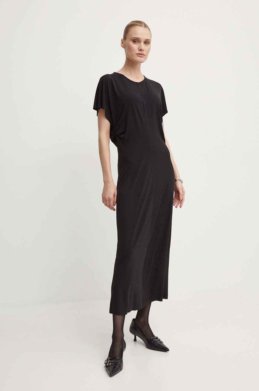 Day Birger et Mikkelsen rochie Amanza - Day Wish culoarea negru, midi, evazată, DAY65243195