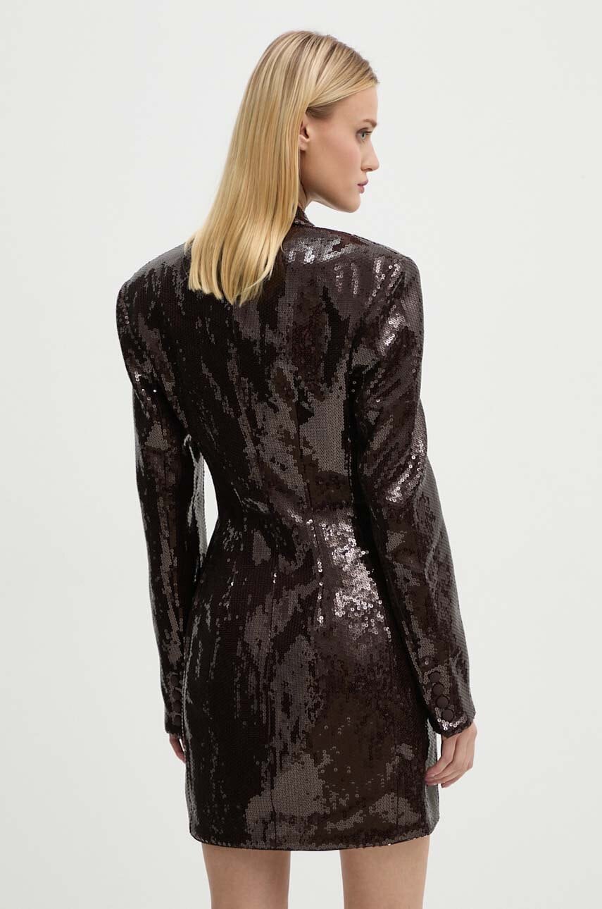 Rotate ruha Mini Blazer Dress barna, mini, testhezálló, 1127522910 termék 2. képe