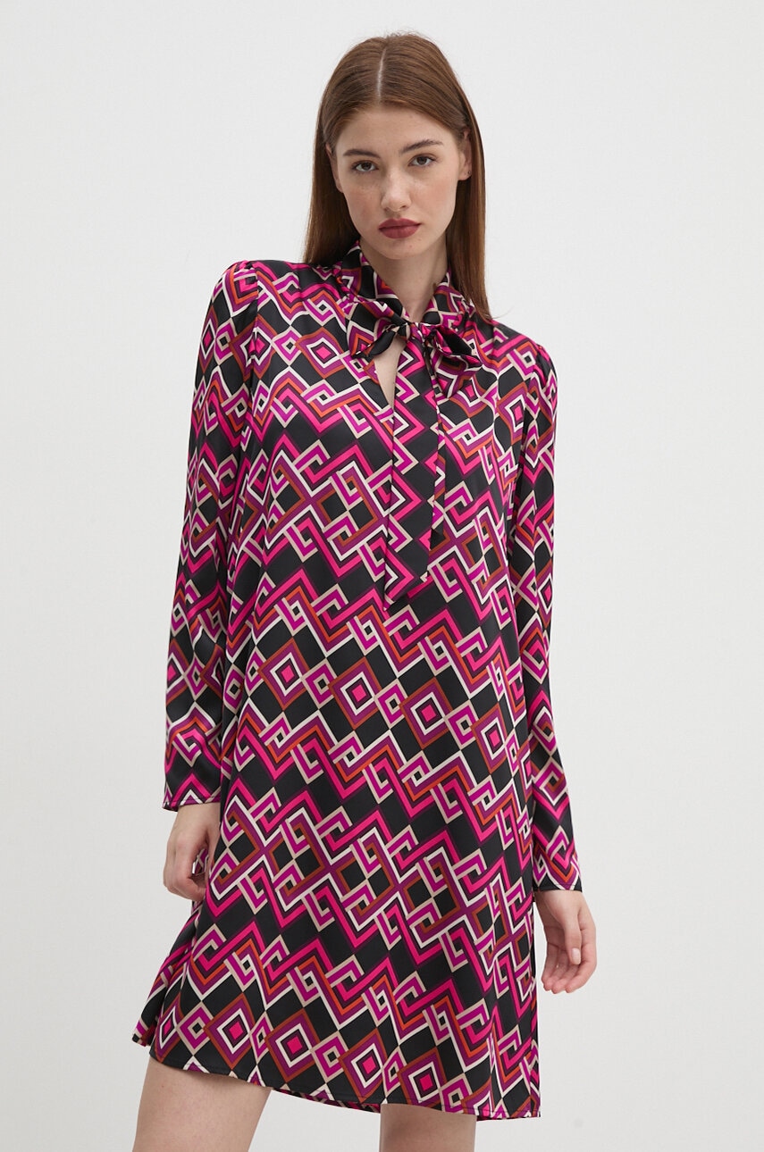 Joseph Ribkoff rochie culoarea negru, mini, evazată, 243174