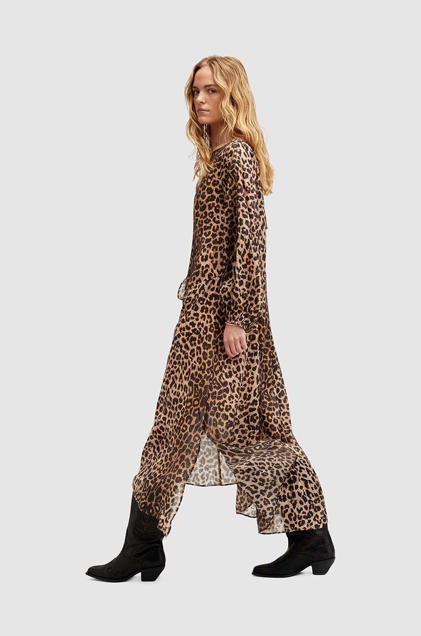Сукня AllSaints JANE LEPPO maxi розкльошена W177DA