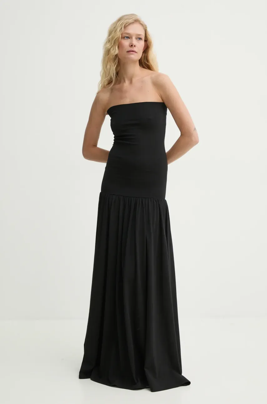 Платье By Malene Birger MARCIELLA цвет чёрный maxi расклешённое Q72460001 Платье By Malene Birger MARCIELLA цвет чёрный maxi расклешённое Q72460001