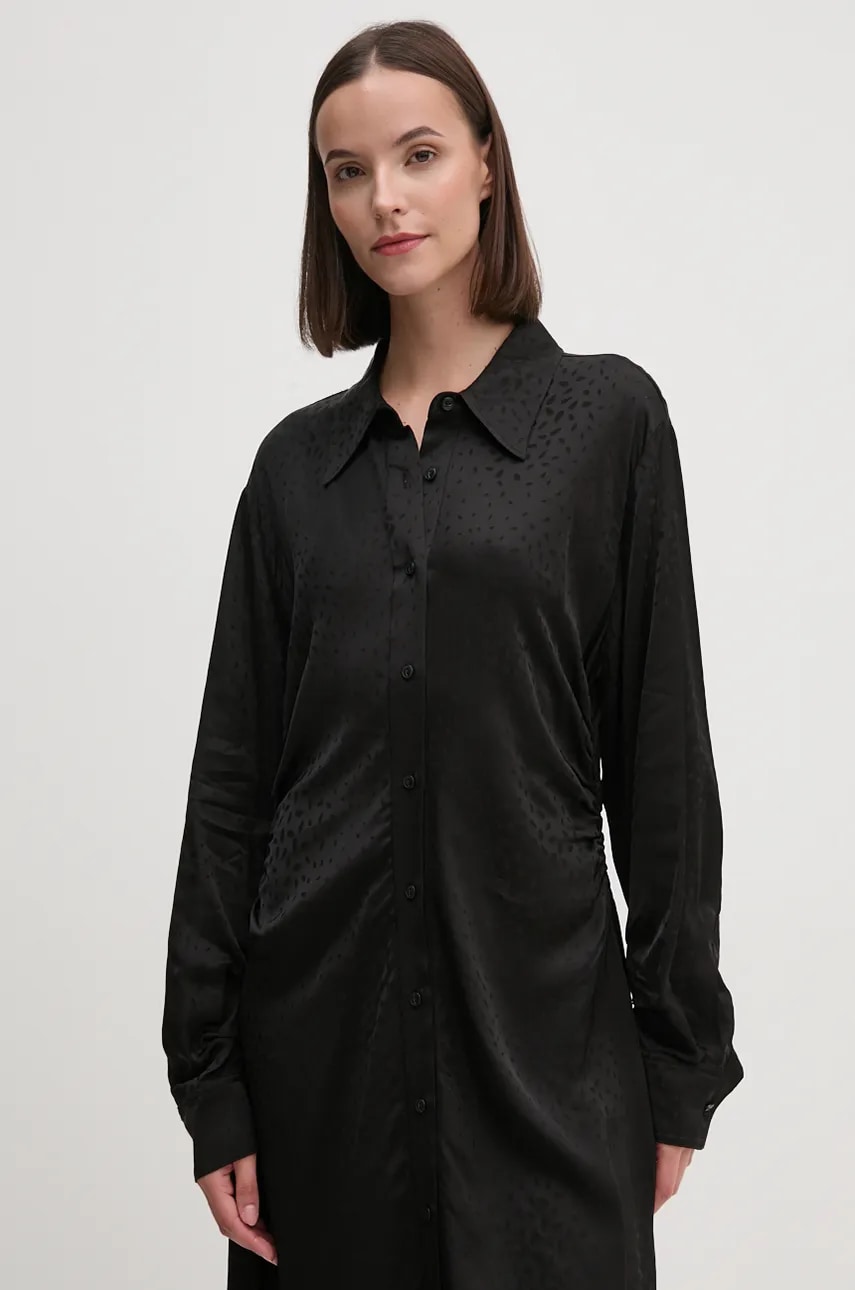 Платье Dkny цвет чёрный mini расклешённое D2G4A100 Платье Dkny цвет чёрный mini расклешённое D2G4A100