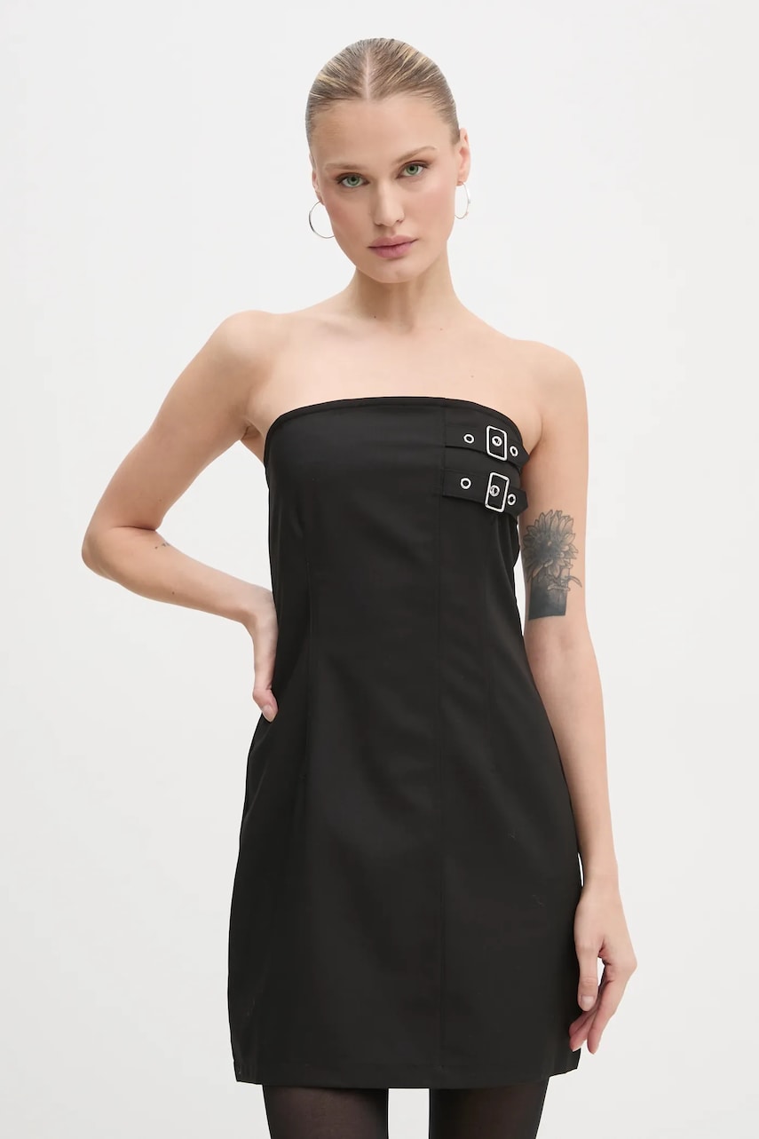 Résumé rochie CorinneRS culoarea negru, mini, mulată, 222741231