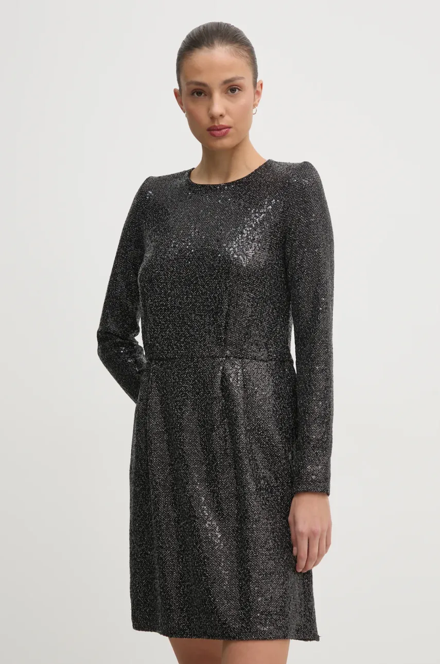Платье United Colors of Benetton цвет чёрный mini расклешённое 4RO6DV0AC Платье United Colors of Benetton цвет чёрный mini расклешённое 4RO6DV0AC