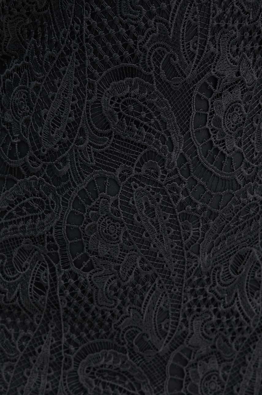 Сукня Twinset колір чорний mini розкльошена 242TP2467
