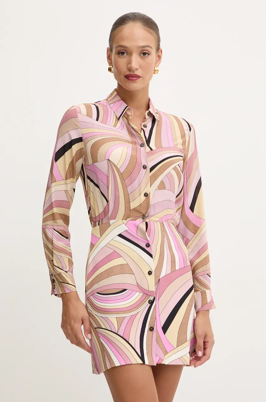 Marella rochie din amestec de matase mini, dreaptă, 2423226092200