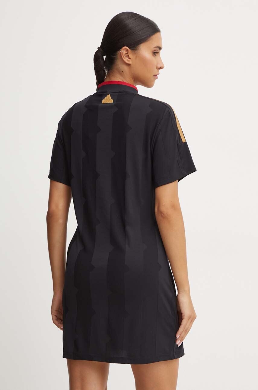 Сукня adidas Tiro колір чорний mini пряма JG1324