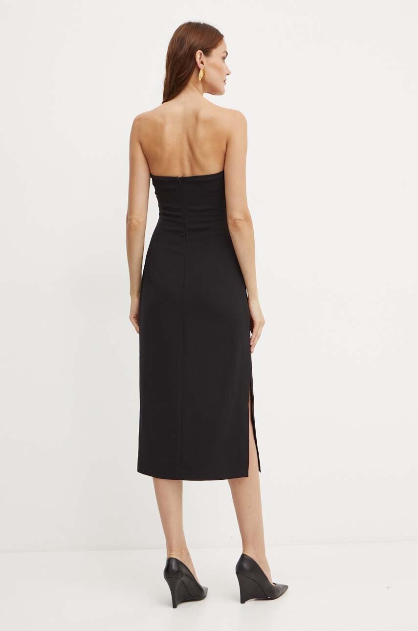 Bardot ruha WINSLOW fekete, mini, testhezálló, 59326DB termék 2. képe