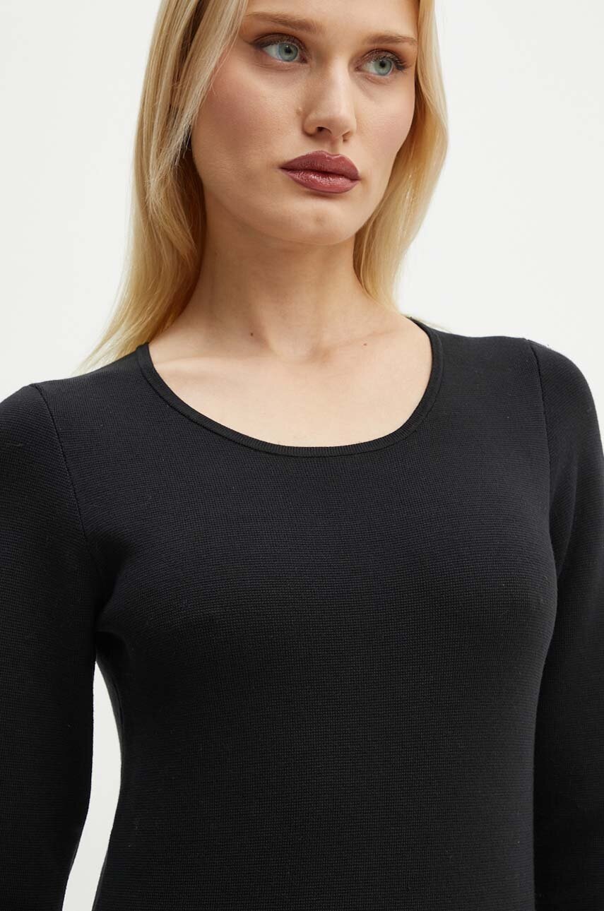 Φόρεμα MUNTHE TOADY χρώμα: μαύρο, 243134024376 φωτογραφία