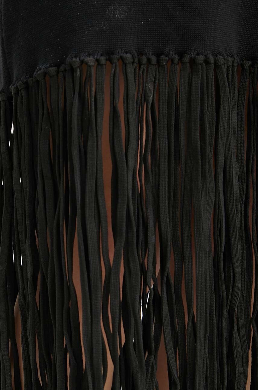 Φόρεμα MUNTHE TOADY χρώμα: μαύρο, 243134024376 φωτογραφία