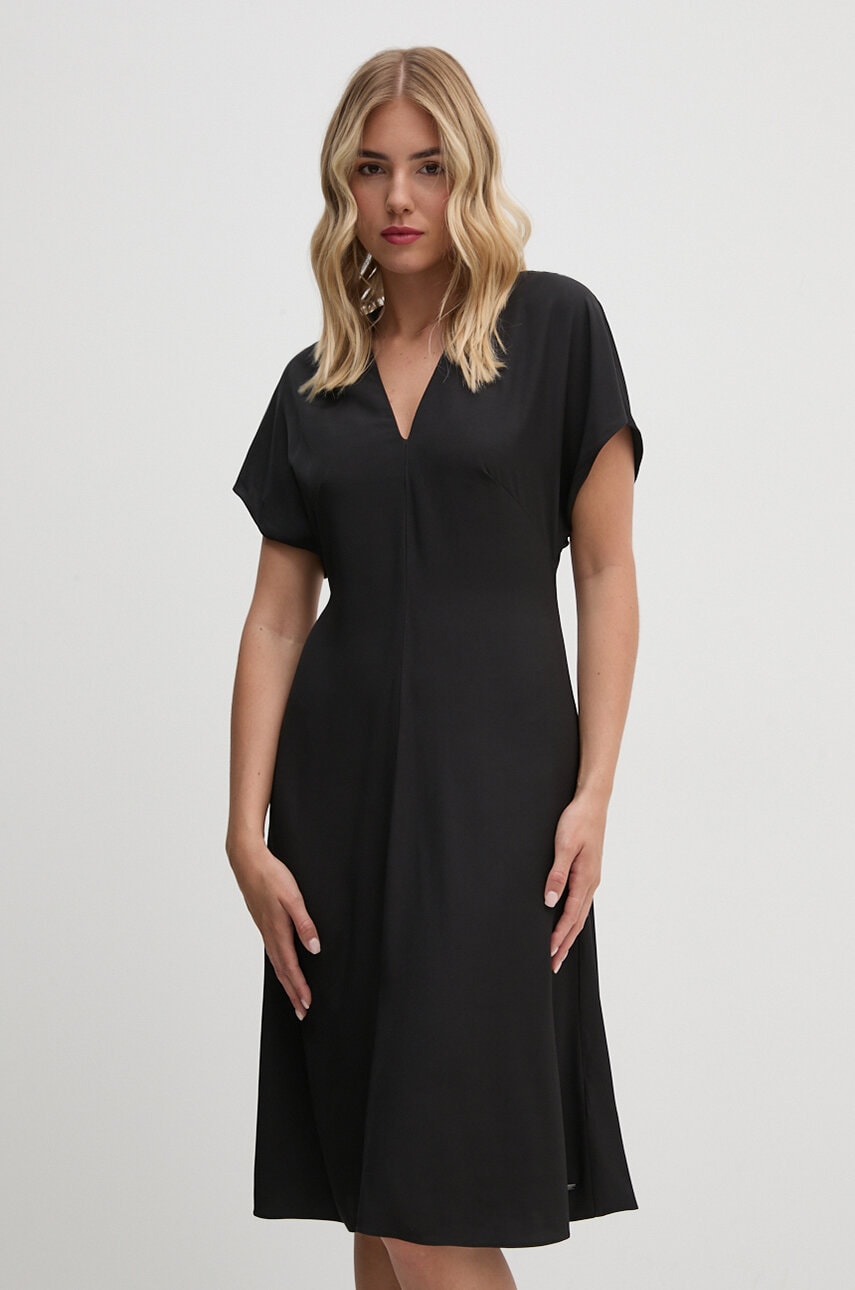 Levně Šaty Calvin Klein černá barva, mini, K20K207997