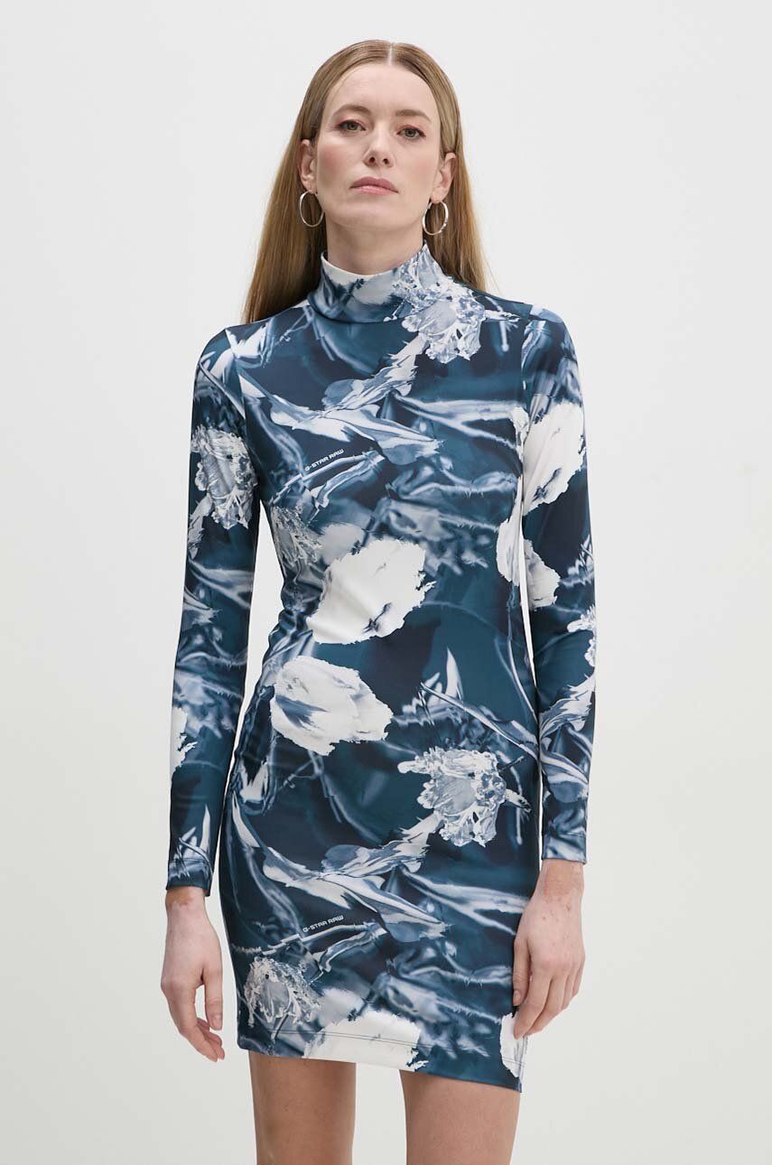 G-Star Raw rochie mini, mulata, D25037-D774