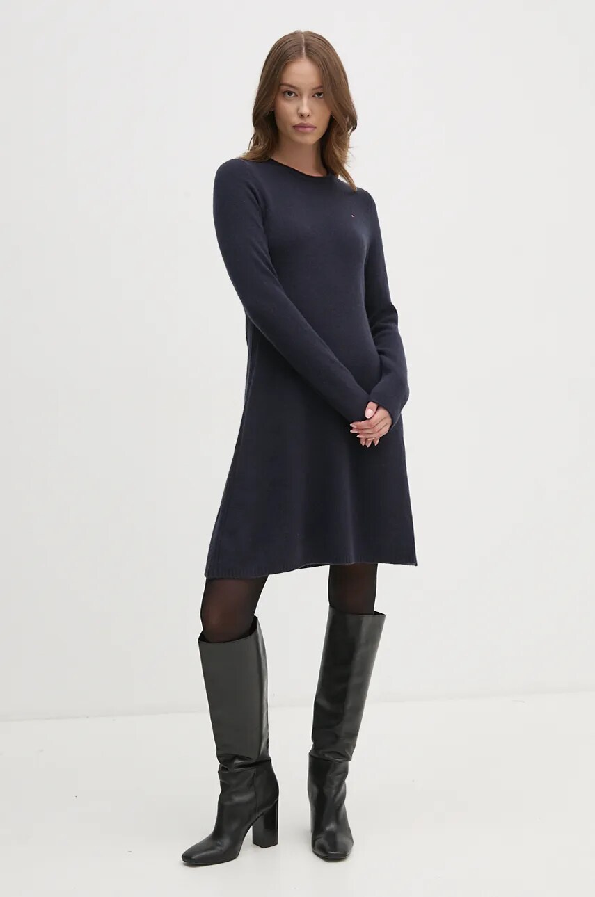 Сукня Tommy Hilfiger колір синій mini пряма WW0WW44162