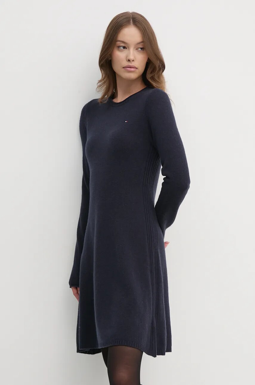 Сукня Tommy Hilfiger колір синій mini пряма WW0WW44162