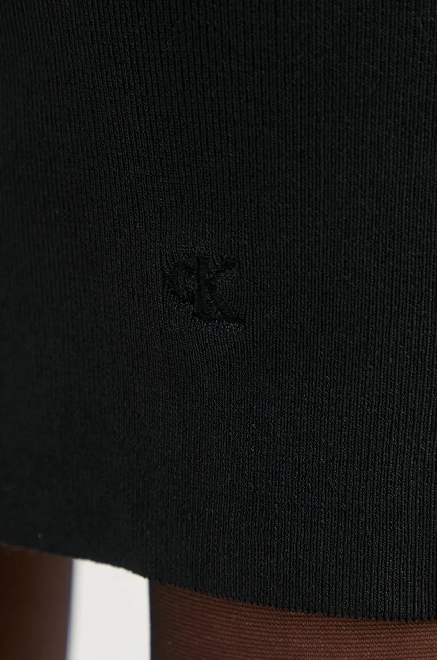 Сукня Calvin Klein Jeans колір чорний midi облягаюча J20J224159