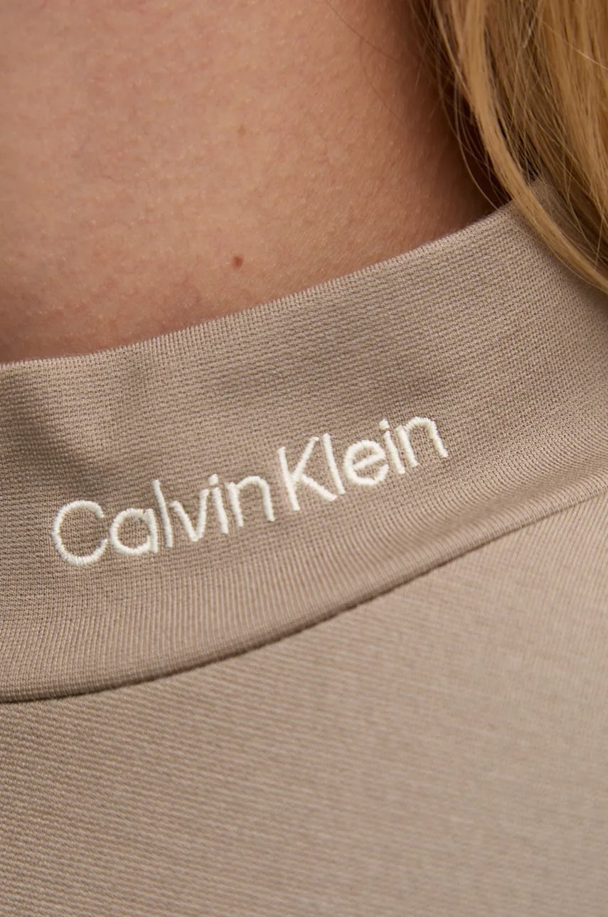 Сукня Calvin Klein Jeans колір зелений midi облягаюча J20J225395