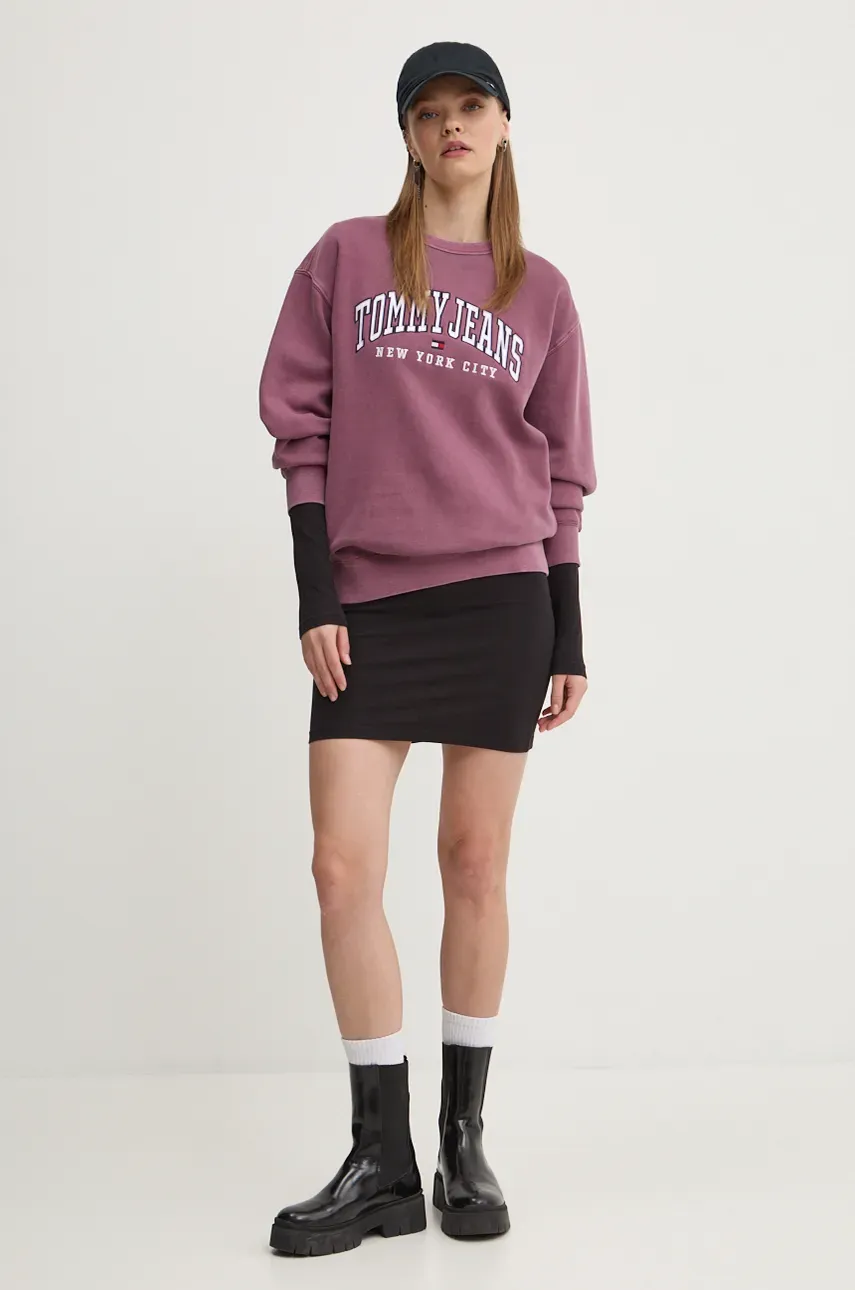 Платье Tommy Jeans цвет чёрный mini облегающее DW0DW18722 Платье Tommy Jeans цвет чёрный mini облегающее DW0DW18722