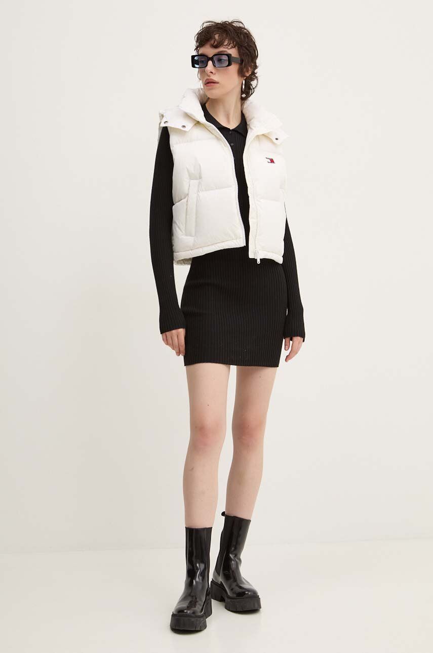 Сукня Tommy Jeans колір чорний mini облягаюча DW0DW18734