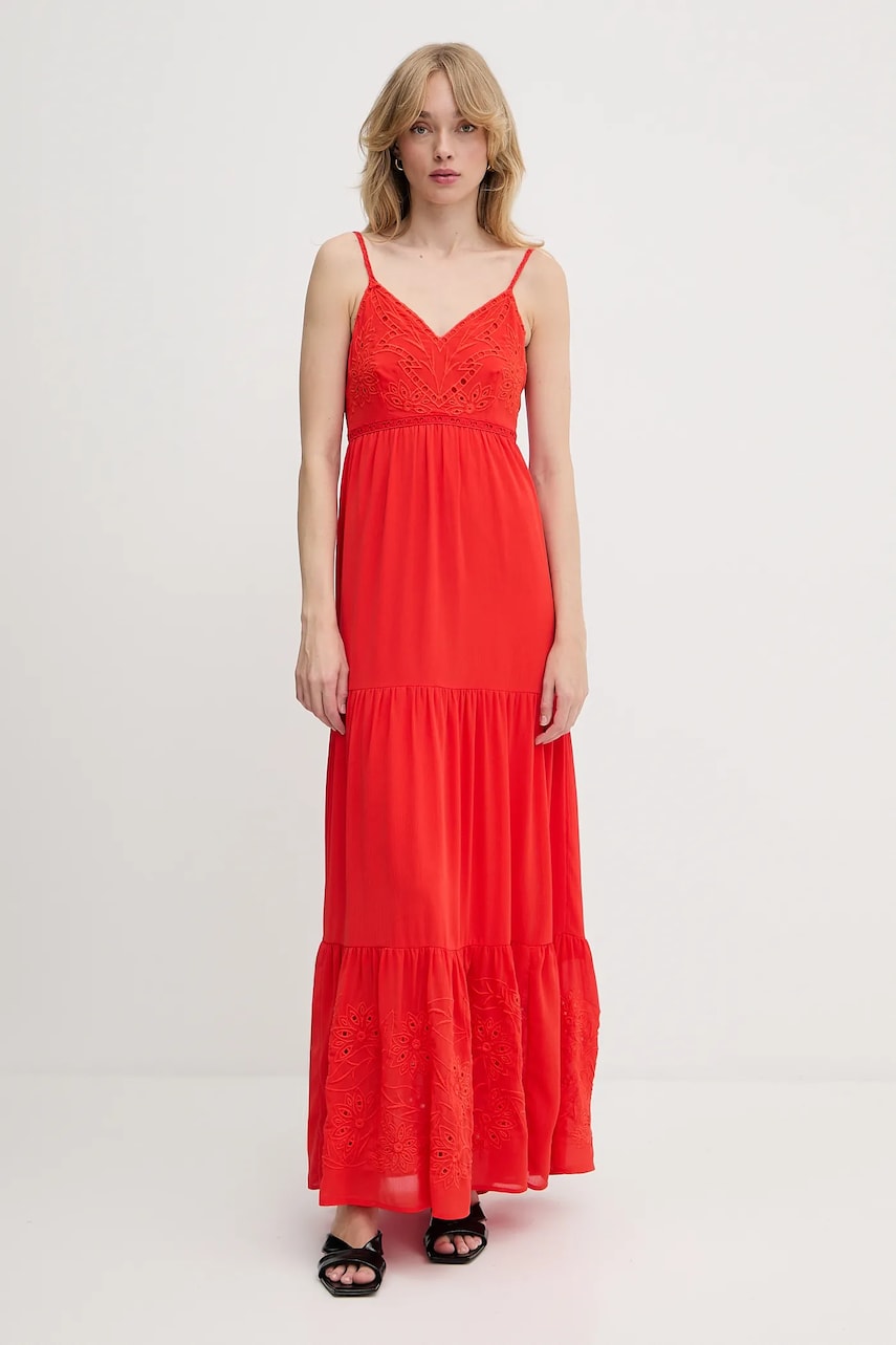 Morgan rochie ROUBI culoarea bej, maxi, evazați, ROUBI