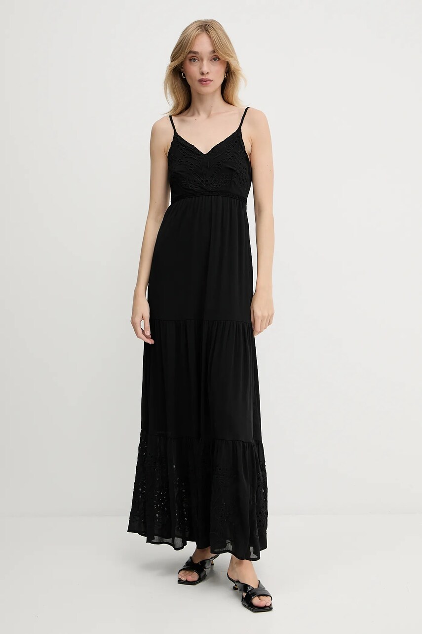 Morgan rochie ROUBI culoarea bej, maxi, evazați, ROUBI