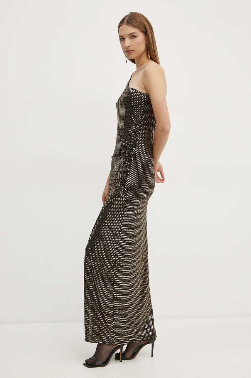 Платье Morgan RSHOK цвет золотой maxi расклешённое RSHOK Платье Morgan RSHOK цвет золотой maxi расклешённое RSHOK