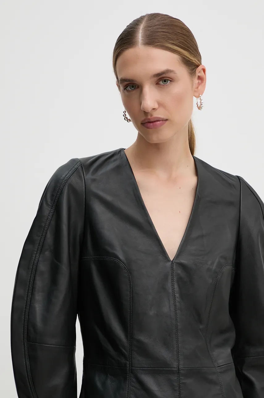 Платье ZADIG&VOLTAIRE цвет чёрный mini расклешённое RWDR00030 Платье ZADIG&VOLTAIRE цвет чёрный mini расклешённое RWDR00030