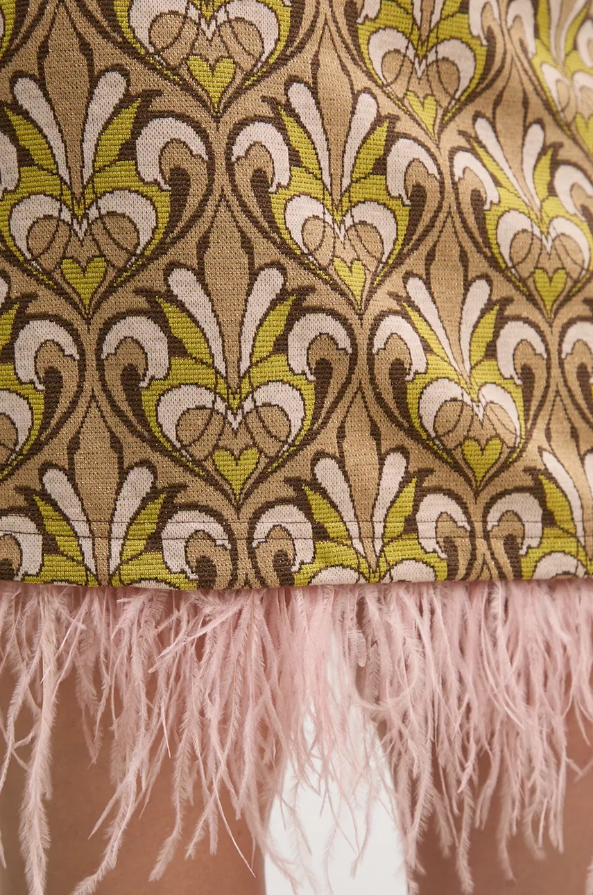 Φόρεμα Gaudi χρώμα: μπεζ, 421FD14001 φωτογραφία