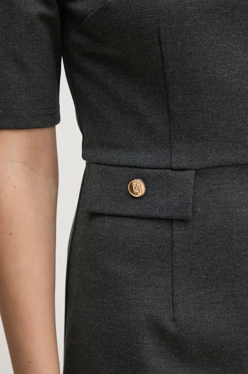 Φόρεμα Gaudi χρώμα: γκρι, 421BD14006 φωτογραφία