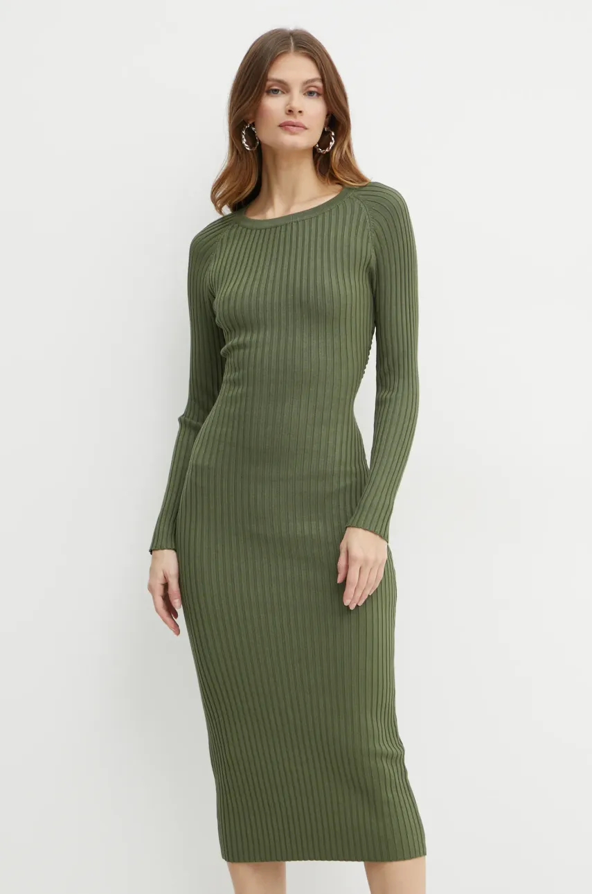 Платье Bardot VIGO цвет зелёный maxi облегающее 58910DB Платье Bardot VIGO цвет зелёный maxi облегающее 58910DB