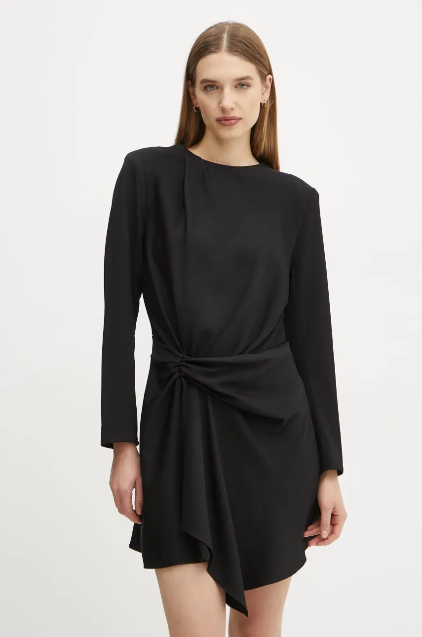 A.L.C. rochie Kay culoarea negru, mini, dreaptă, 6DRES02456