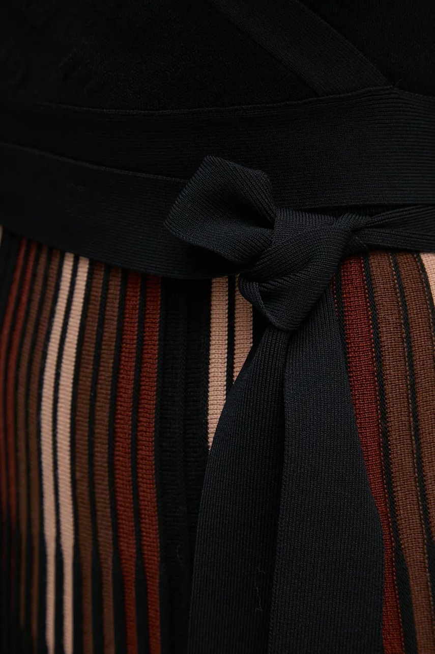 Φόρεμα DIANE VON FURSTENBERG χρώμα: μαύρο, DVFDR3S007 φωτογραφία