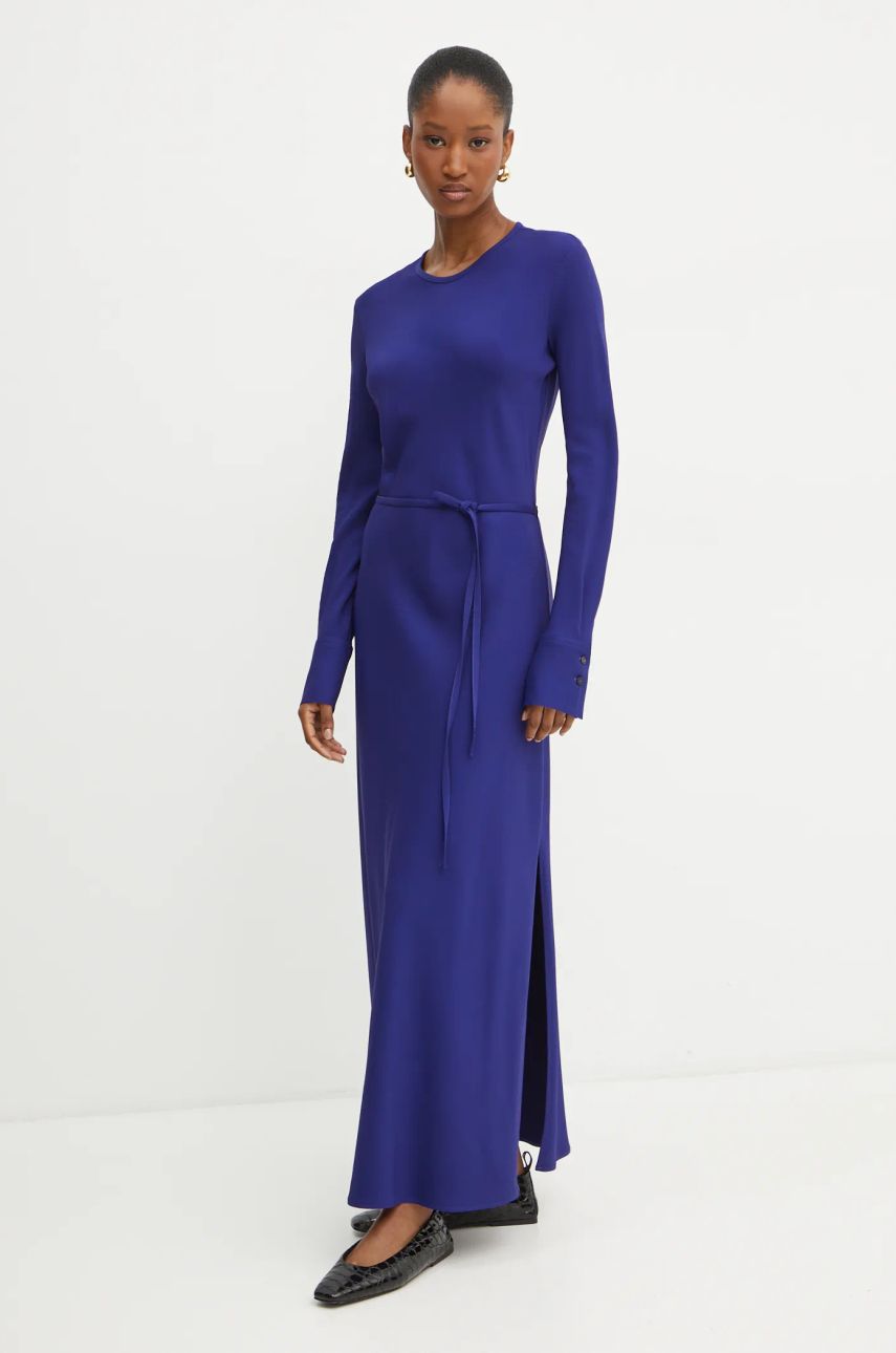 Forte Forte rochie culoarea violet, maxi, evazati, 13252_my dress