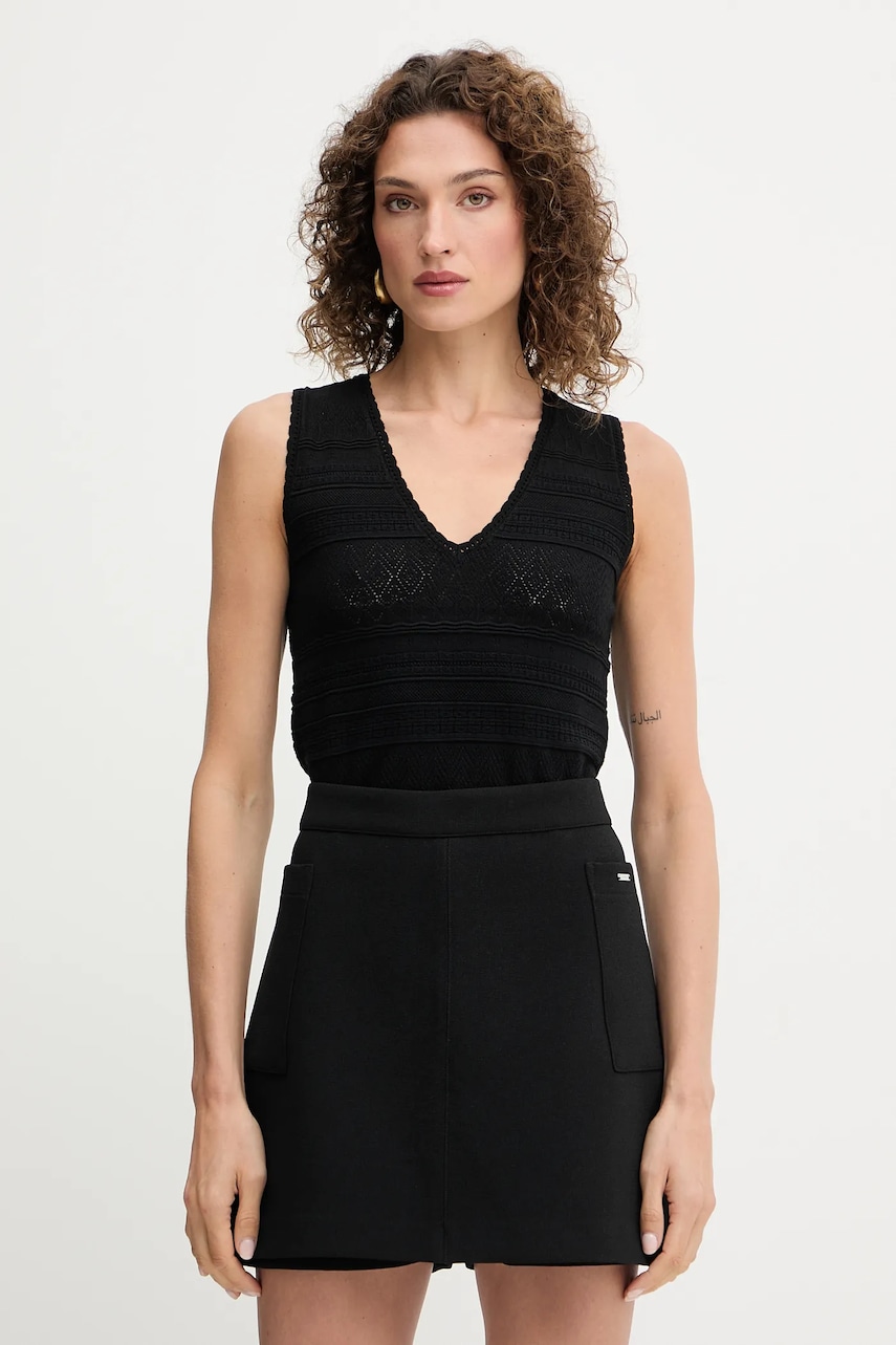 Morgan top MORTA culoarea bej, MORTA