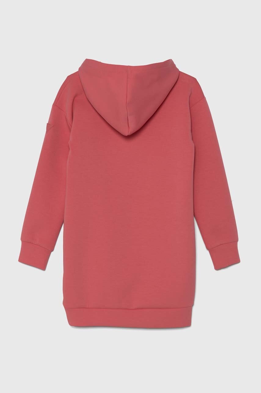 Детское платье Guess цвет розовый mini прямое J2BK35 FL03S