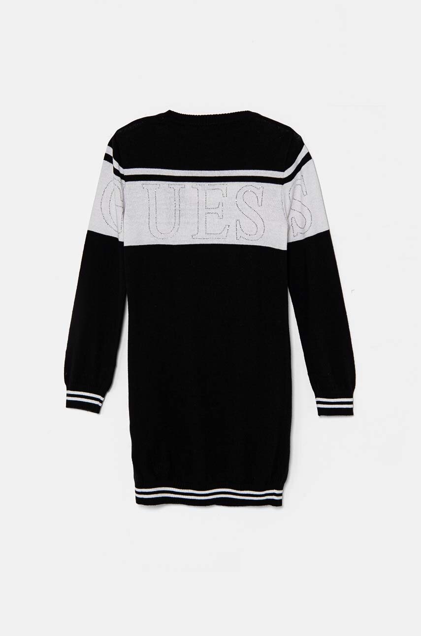 Дитяча сукня Guess колір чорний mini пряма J4YK04 Z3GW0 в Полтаві Дитяча сукня Guess колір чорний mini пряма J4YK04 Z3GW0 в Полтаві