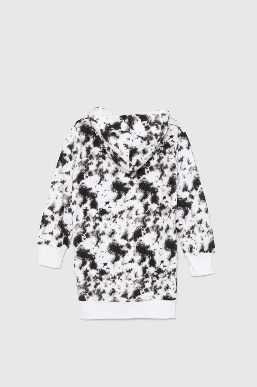 Хлопковое детское платье Guess цвет чёрный mini прямое J4YK05 KA6R3