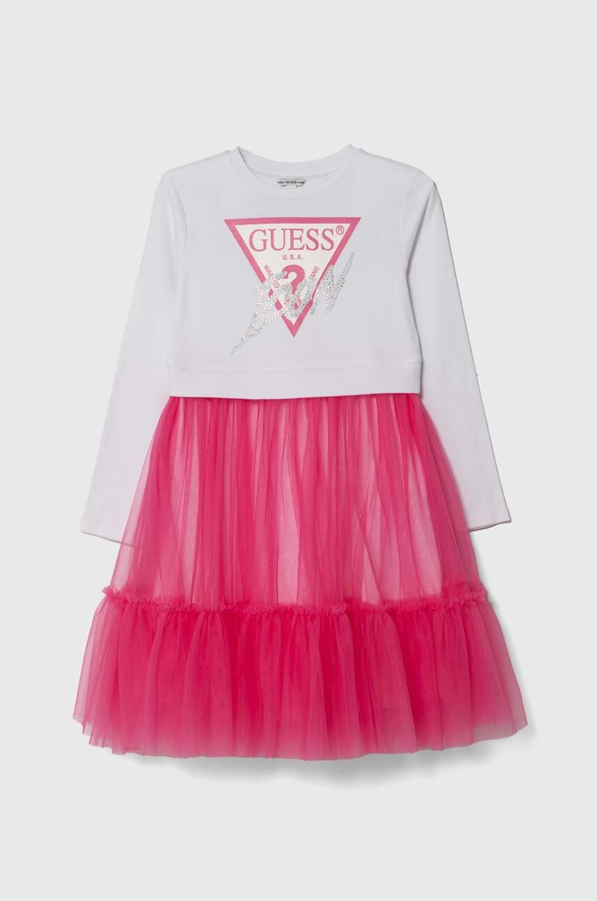 

Детска рокля Guess, Розов
