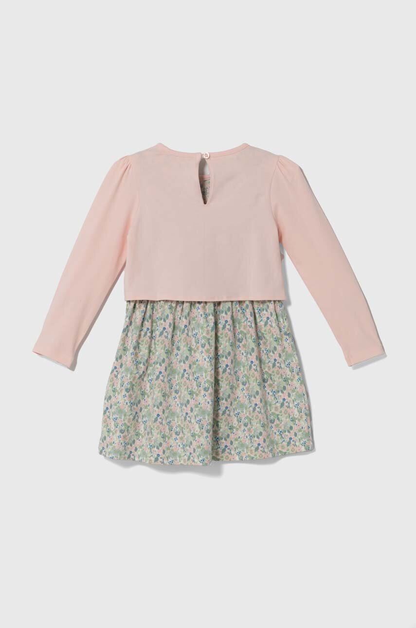 Детское платье Guess цвет розовый midi расклешённое K4YK17 K6YW3 Детское платье Guess цвет розовый midi расклешённое K4YK17 K6YW3