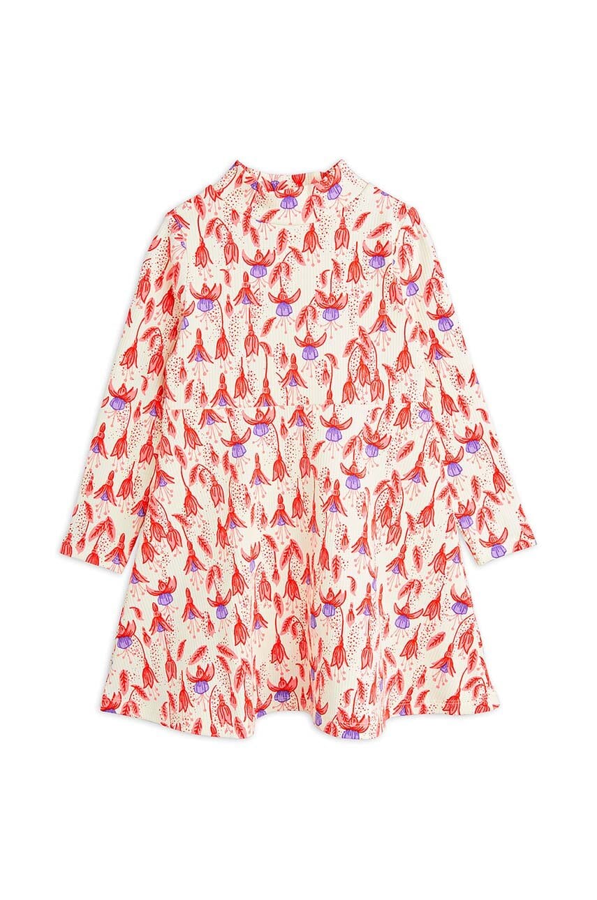 Mini Rodini rochie fete Fuchsia culoarea roz, mini, evazati, 2475010842