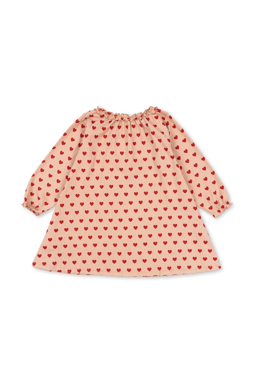 Детское платье Konges Sløjd CHLEO DRESS OCS цвет красный mini расклешённое KS101458 Детское платье Konges Sløjd CHLEO DRESS OCS цвет красный mini расклешённое KS101458