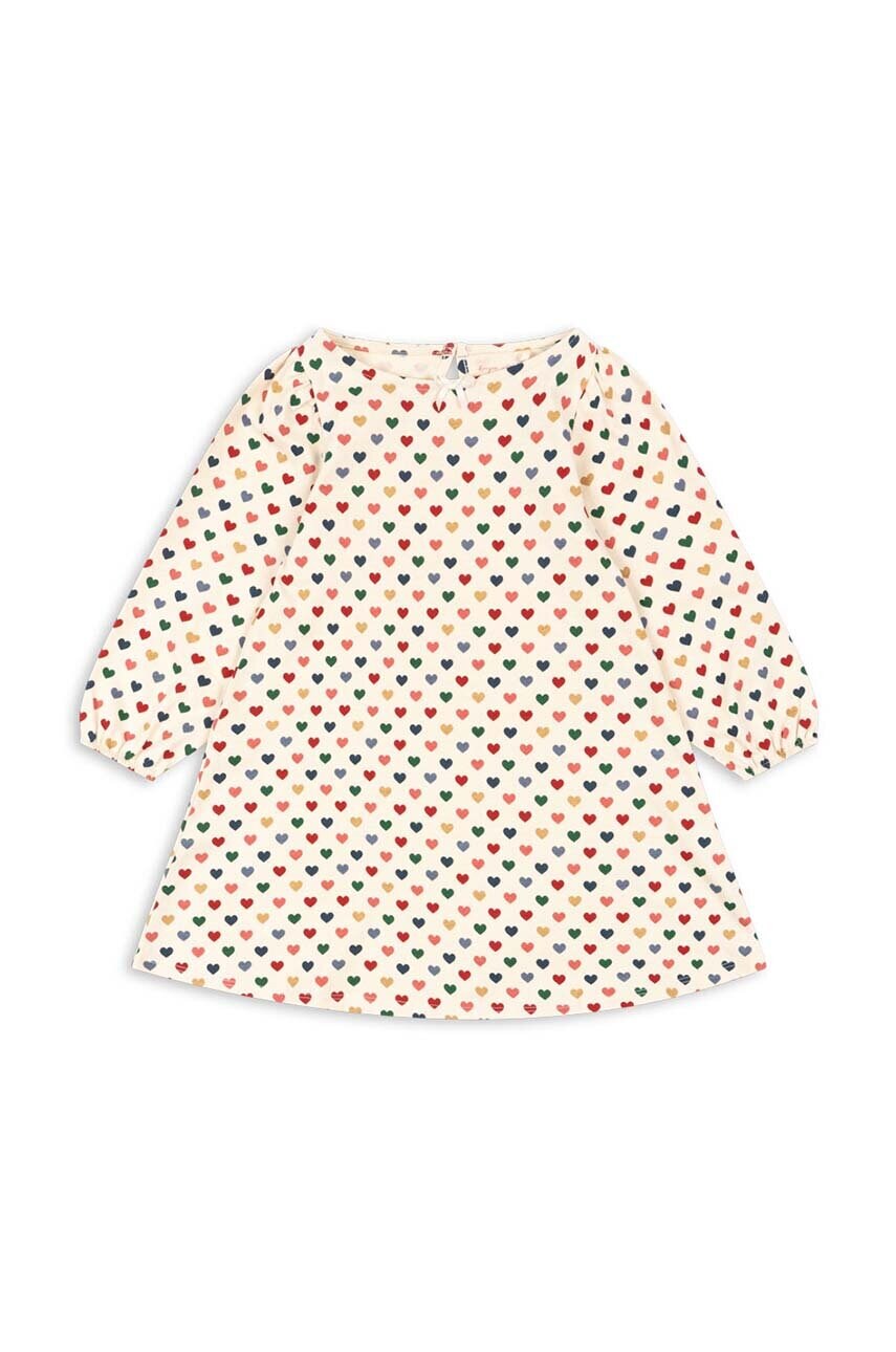 Konges Sløjd rochie DREY DRESS GOTS mini, evazati, KS101486