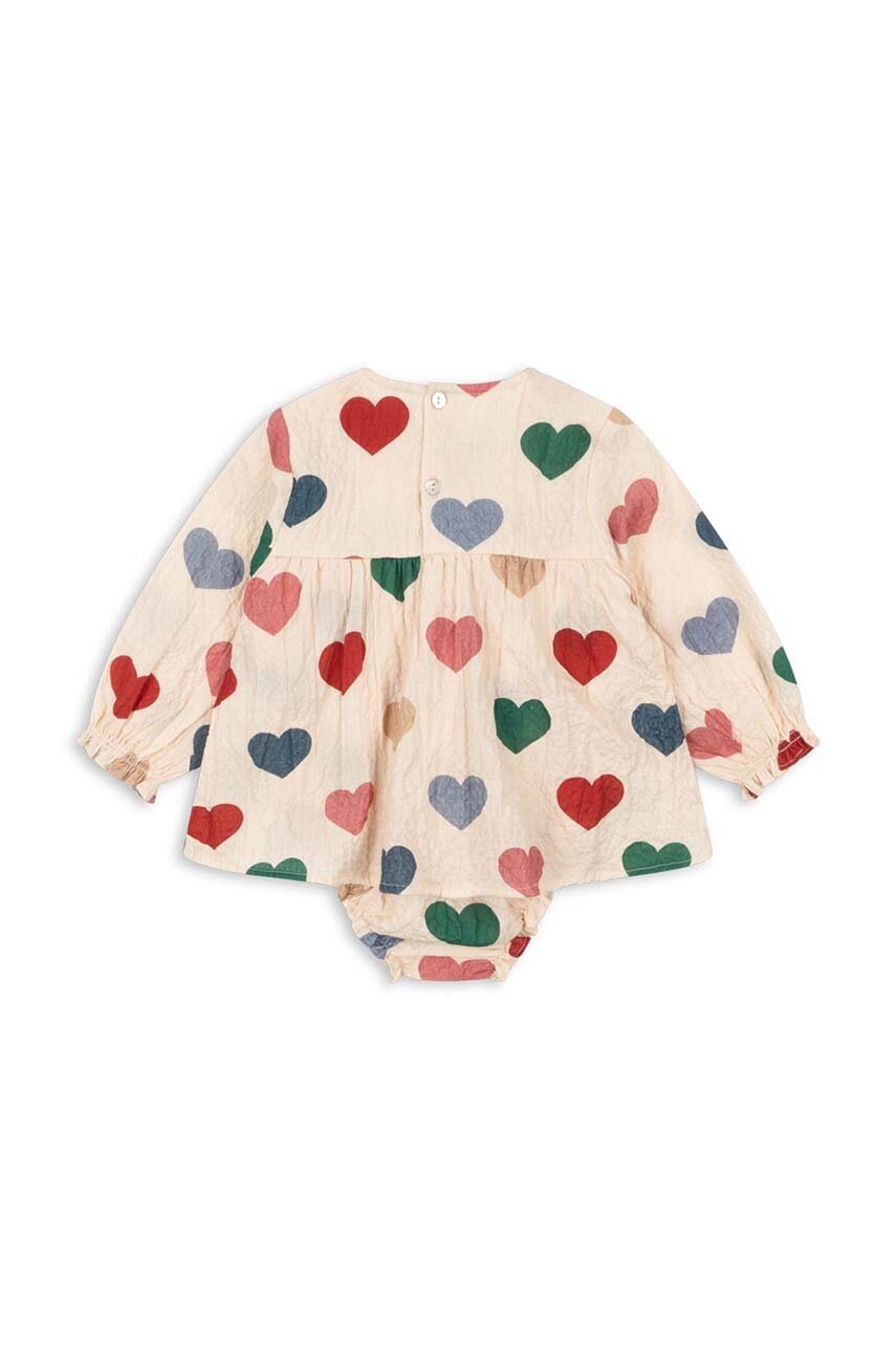 Сукня для немовлят Konges Sløjd ELIN ROMPER GOTS колір бежевий mini розкльошена KS101498 в Рівному Сукня для немовлят Konges Sløjd ELIN ROMPER GOTS колір бежевий mini розкльошена KS101498 в Рівному