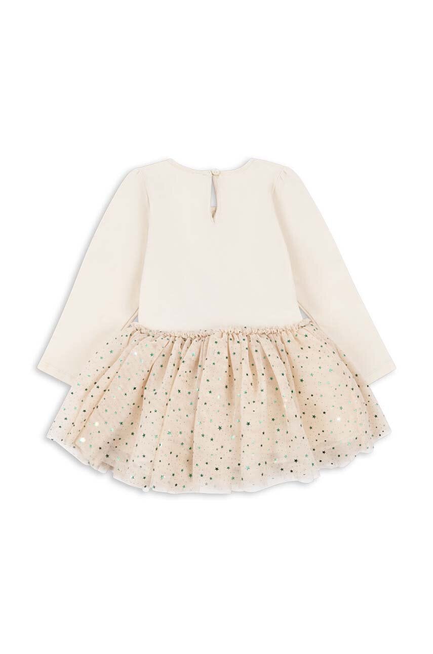 Дитяча сукня Konges Sløjd FAIRY BALLERINA DRESS колір бежевий mini розкльошена KS101511 Дитяча сукня Konges Sløjd FAIRY BALLERINA DRESS колір бежевий mini розкльошена KS101511